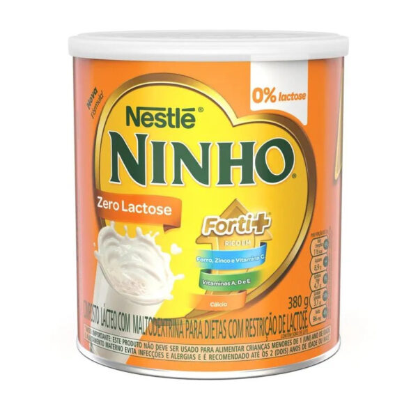 Ninho Zero Lactose Lata 380g - Image 2