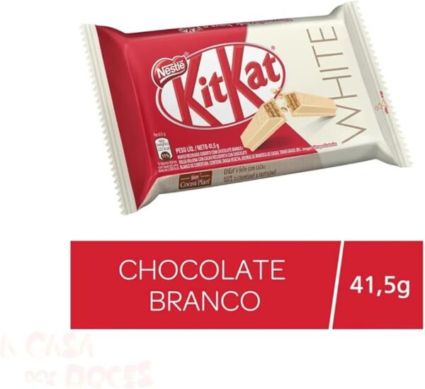 Chocolate Kit Kat Branco 41,5gr C/24un - Nestlé - Image 3