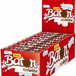Chocolate Baton Ao Leite Garoto 480g - 30 Unidades De 16 gramas