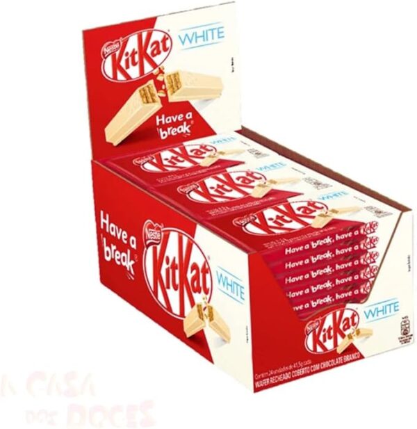 Chocolate Kit Kat Branco 41,5gr C/24un - Nestlé - Image 2