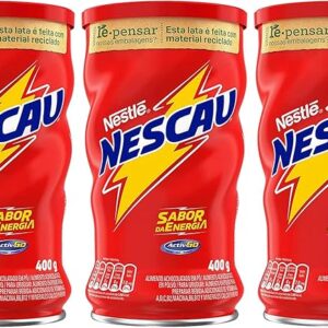 Kit Achocolatado em Pó Nescau 2.0 400g Pote 3un