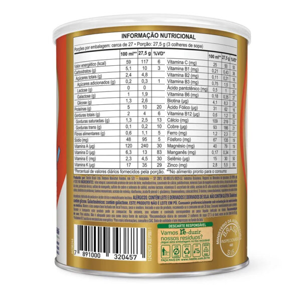Nutren Senior Complemento Alimentar Sem Sabor Zero Lactose 740g - Image 4
