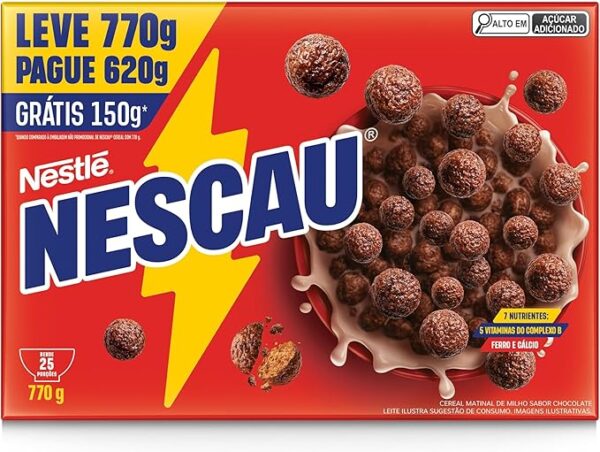 Nescau Cereal Matinal Tradicional Leve 770G Embalagem Econômica - Image 3