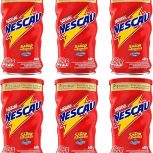 Kit Achocolatado em Pó Nescau 2.0 400g Pote 6un