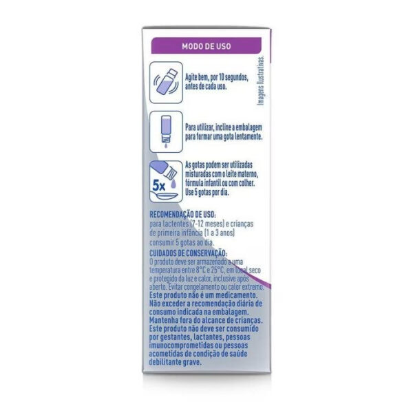 Suplemento Pediátrico NANCARE Flora Imune com Vitamina D 5 ml - Image 4